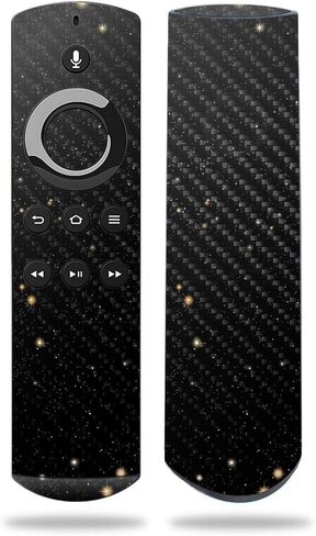MightySkins Carbon Fiber Skin for Amazon Fire TV Remote - Deep Space | Protective, Durable Textured Carbon Fiber Finish | Easy to Apply, Remove, and Change Styles | Made in The USA in Saudi Arabia