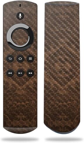 MightySkins Carbon Fiber Skin for Amazon Fire TV Remote - Deep Space | Protective, Durable Textured Carbon Fiber Finish | Easy to Apply, Remove, and Change Styles | Made in The USA in Saudi Arabia
