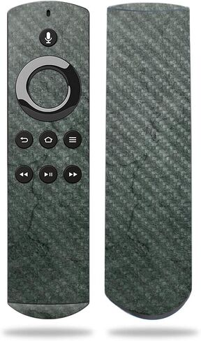 MightySkins Carbon Fiber Skin for Amazon Fire TV Remote - Deep Space | Protective, Durable Textured Carbon Fiber Finish | Easy to Apply, Remove, and Change Styles | Made in The USA in Saudi Arabia