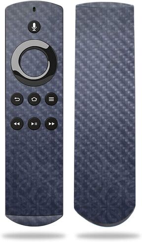 MightySkins Carbon Fiber Skin for Amazon Fire TV Remote - Deep Space | Protective, Durable Textured Carbon Fiber Finish | Easy to Apply, Remove, and Change Styles | Made in The USA in Saudi Arabia