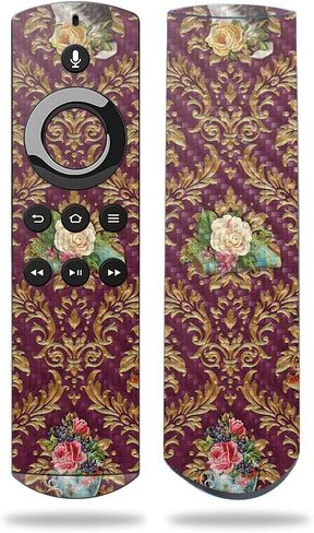 MightySkins Carbon Fiber Skin for Amazon Fire TV Remote - Deep Space | Protective, Durable Textured Carbon Fiber Finish | Easy to Apply, Remove, and Change Styles | Made in The USA in Saudi Arabia