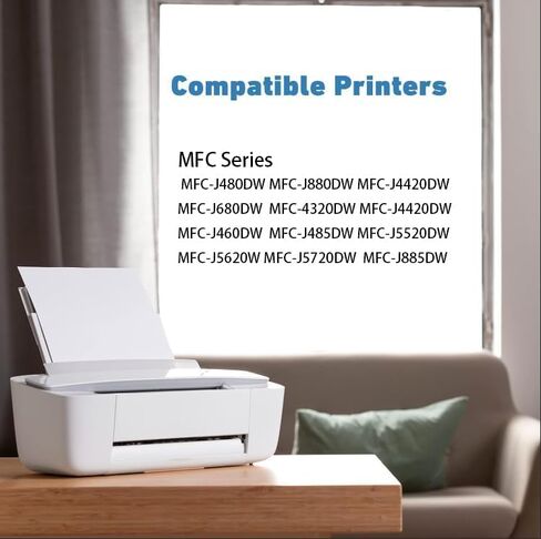 خراطيش حبر LC203 lc203xl لخراطيش حبر Brother lc203 بديلة لخراطيش حبر Brother lc203 lc203xl lc201 lc201cl lc203bk تعمل مع MFC-J480DW MFC-J880DW MFC-J4420DW MFC-J680DW (4 عبوات) in Saudi Arabia