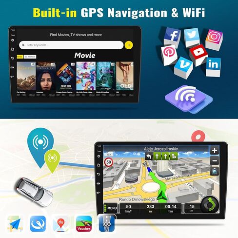 2G+64G Android 13 Car Stereo for KIA Forte 2009-2017 with Wireless Carplay Android Auto,9'' Touchscreen KIA Forte Car Radio with GPS Navigation,Bluetooth,WiFi/FM/RDS Radio,SWC+Backup Camera in Saudi Arabia