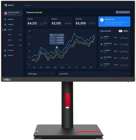 Lenovo ThinkVision T22i-30 21.5 Full HD WLED LCD Monitor - 16:9 - Raven Black in Kuwait