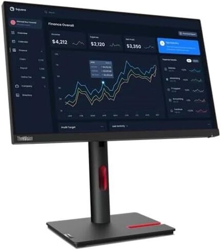 Lenovo ThinkVision T22i-30 21.5 Full HD WLED LCD Monitor - 16:9 - Raven Black in Kuwait