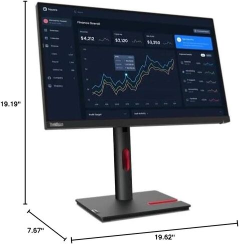 Lenovo ThinkVision T22i-30 21.5 Full HD WLED LCD Monitor - 16:9 - Raven Black in Kuwait