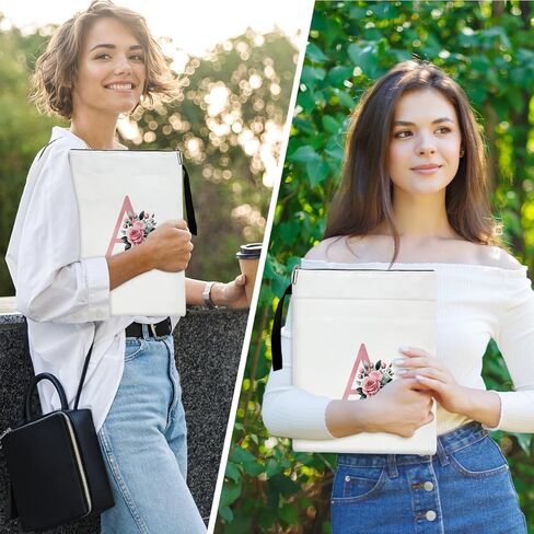 الأحرف الأولى P غلاف الكتاب مع سحاب، هدايا بحروف للنساء، غلاف كتاب الأزهار لمحبي الكتب هدية لمكتبة المعلم، دودة الكتب، حافظة غطاء حامي الكتاب الشخصية (zm16) in Kuwait