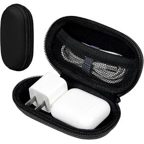 EVA Earbud Case for Beats Flex Raycon in-Ear Monitor Headphone Carrying Case Ellipsoid Wired Earbud case Waterproof Earphone case Portable Earbud Pouch Bag(Green)