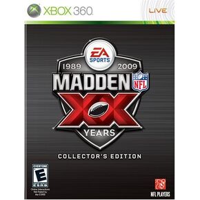 Madden NFL 09 20th Anniversary Collectors Edition -Xbox 360 (Renewed)