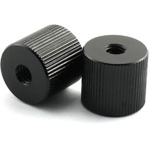 HJ Garden 2pcs 1/4"-20 Thread Tripod Nut Connection Mounts Nuts Articulating Arms Tripod Rigs Replacement Parts