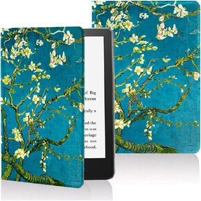 All New Case for 6.8" Kindle Paperwhite & Signature Edition(11th Generation, 2021/2023 Release), Premium Lightweight PU Leather with Auto Sleep/Wake,Butterfly 04