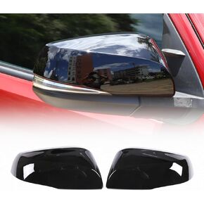 CHEAYAR Door Rear View Mirror Cover Cap Compatible with Toyota Tacoma 2015-2022, Exterior Side Cover, ABS Molding Trim 2pcs (Carbon fiber pattern)