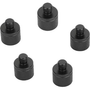 M8 Male to 1/4"-20 Female Thread Screw Adapter(5 Pieces)