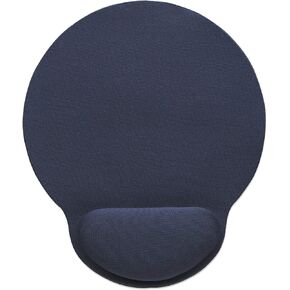 Manhattan Gel Mouse Pad - with Soft Wrist Support, Non- Slip Base, Ergonomic Design - for Laptop, Computer, PC Mouse - Blue, 434386