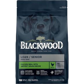 Blackwood Lean Senior Adult Dog Chicken Meal with Ancient Grains Recipe, 24 lb.