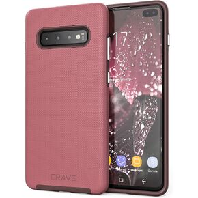 Crave Dual Guard for Galaxy S10+ Case, Shockproof Protection Dual Layer Case for Samsung Galaxy S10+, S10 Plus (6.4 inch) - Forest Green