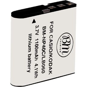 BM Premium NP-40 Battery Compatible with Casio Exilim EX-Z600, EX-Z700, EX-Z750, EX-Z1000, EX-Z1050, EX-Z1080, EX-Z1200 Digital Cameras