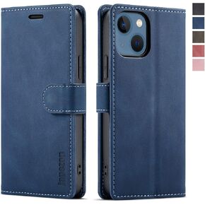 japezop Case for iPhone 13 5G, iPhone 13 Wallet Case with [RFID Blocking] Credit Card Slots Folio Magnetic Stand,Leather Flip Case Wallet for iPhone 13 5G 6.1 Inch (Coffee)