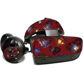 MightySkins Skin for Oculus Rift S - Diamond Galaxy | Protective, Durable, and Unique Vinyl Decal wrap Cover | Easy to Apply, Remove, and Change Styles | Made in The USA
