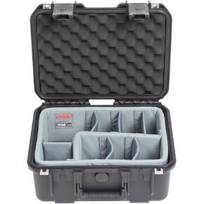SKB Cases iSeries 1309-6 Case with Think Tank Dividers & Lid Organizer, Black (3i-1309-6DL)