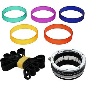 ArtFX ColorFlare Fusion Smart AF Adapter for Canon EOS (EF/EF-S) D/SLR Lens to Sony Alpha E-Mount Camera Body - Light Leak/Flare Inducing Adapter with Full Automated Functions