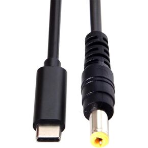 NFHK Type C USB-C Input to 20V DC 5.5 * 2.1mm Output Power 100W 135W 140W 65W PD Charge Cable for Laptop