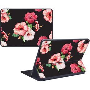 MightySkins Skin Compatible with Apple iPad Pro Smart Keyboard 11" (2018) - Hibiscus - Protective, Durable and Unique Vinyl Decal wrap cover - Easy to Apply and Change Styles - Made in The USA