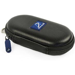 DNPRO-ANC Carrying case Compatible with Bose QuietComfort 20 (QC20/QC20i), Bose SoundSport in-Ear, Bose SoundSport Wireless, B&O H3 ANC, Sennheiser CX700 and Many Other Earphones (PU Leather Black)