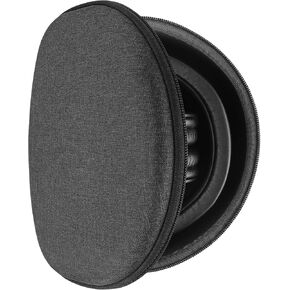 Geekria Shield Headphones Case Compatible with Audio-Technica ATH-M50X, ATHM70X, ATH-M50XBT2, ATH-M50 Case, Replacement Hard Shell Travel Carrying Bag with Cable Storage (Dark Grey)