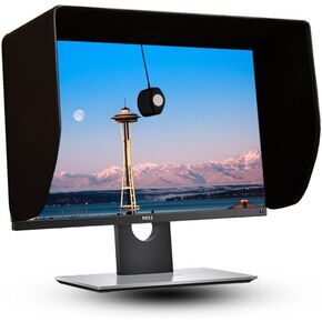 iLooker-25P 25&24 inch Thick Frame LCD LED Video Monitor Hood Sunshade Sunhood for Dell HP Viewsonic Philips Samsung LG EIZO NEC ASUS ACER BENQ AOC LENOVO iMac Fits Monitor Frame Width 565-580mm