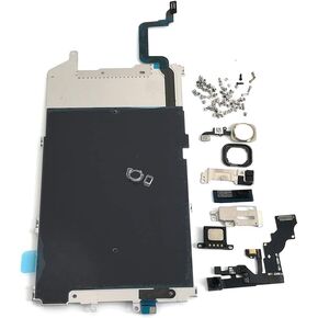 Screen LCD Metal Bracket Front Camera Flex Cable Small Parts Replacement for Iphone 6 Plus (Black)