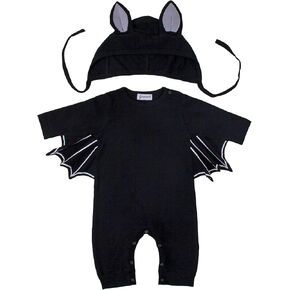 LYSMuch Toddler Baby Boy Girl Halloween Bat wings Outfits Kids Bat Hoodie Pants Set