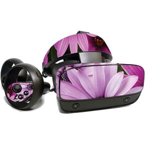MightySkins Skin for Oculus Rift S - Purple Flowers | Protective, Durable, and Unique Vinyl Decal wrap Cover | Easy to Apply, Remove, and Change Styles | Made in The USA