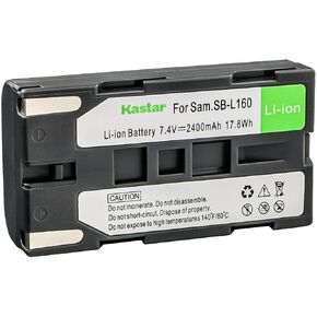 Kastar 4-Pack Battery SB-L160 Replacement for Samsung SC-L520, SC-L530, SC-L550, SC-L600, SC-L610, SC-L630, SC-L650, SC-L700, SC-L710, SC-L750, SC-L770, SC-L810, SC-L860, SC-L870, SC-L901 Camera
