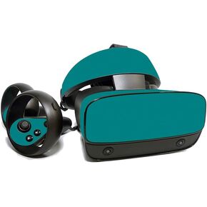 MightySkins Skin for Oculus Rift S - Solid Teal | Protective, Durable, and Unique Vinyl Decal wrap Cover | Easy to Apply, Remove, and Change Styles | Made in The USA