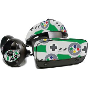 MightySkins Skin for Oculus Rift S - Retro Controllers 1 | Protective, Durable, and Unique Vinyl Decal wrap Cover | Easy to Apply, Remove, and Change Styles | Made in The USA