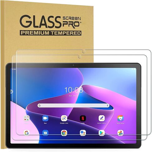 KEANBOLL 2 Pack Designed for Lenovo Tab M10 Plus 3rd Gen 10.6 Inch 2022 Tempered Glass Screen Protector (TB125FU TB128FU TB128XU), 9H Hardness, Anti Scatch, Case Friendly in Saudi Arabia