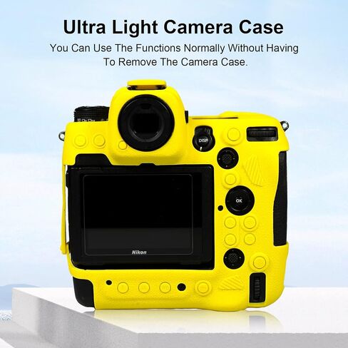 Easy Hood Camera Case for Nikon Z9 Camera, Anti-Scratch Soft Silicone Rubber Case Protective Body Housing Protector Skin Cover-Black in Saudi Arabia