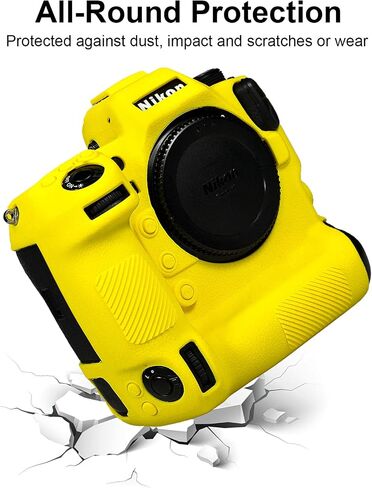 Easy Hood Camera Case for Nikon Z9 Camera, Anti-Scratch Soft Silicone Rubber Case Protective Body Housing Protector Skin Cover-Black in Saudi Arabia