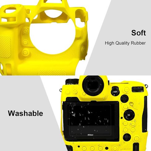 Easy Hood Camera Case for Nikon Z9 Camera, Anti-Scratch Soft Silicone Rubber Case Protective Body Housing Protector Skin Cover-Black in Saudi Arabia