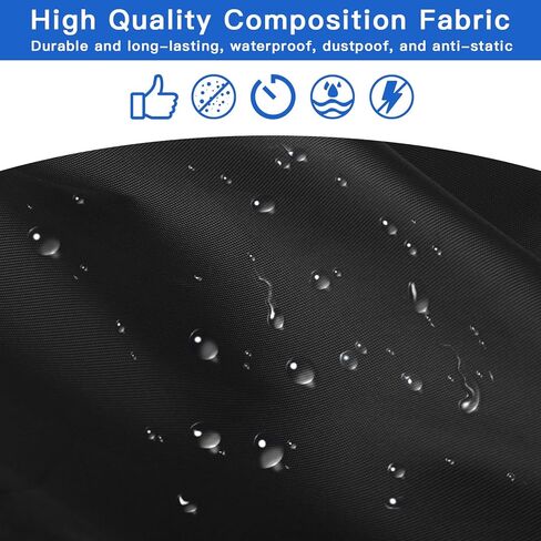 غطاء غبار عمودي متوافق مع وحدة تحكم PS5 Slim، واقي غبار من النايلون مع جيوب تخزين وحدة تحكم PS5 لأقراص Playstation 5 النحيفة والإصدار الرقمي (تصميم أصغر 2023)، أسود in Kuwait