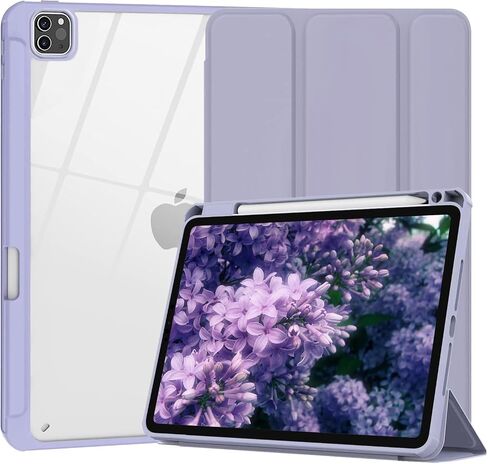 حافظة لجهاز iPad Pro 12.9 بوصة 2022/2021/ 2020، حافظة لجهاز iPad Pro 12.9 مع حامل قلم رصاص، غطاء حامل لجهاز iPad Pro 12.9 بوصة الجيل السادس 2022 / الجيل الخامس/ الجيل الرابع، النوم/الاستيقاظ التلقائي، أسود in Saudi Arabia