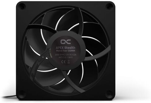 Alphacool NexXxos ST30 Full Copper Black Radiator (360mm) and Apex Stealth Metal Power Fans (3000 RPM) Bundle, Chrome in Saudi Arabia