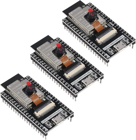 3 قطع ESP32-WROVER لوحة تطوير ESP32 مع كاميرا واي فاي بلوتوث للغات برمجة Arduino IDE ولغة C وM MicroPython(ESP32-WROVER) in Saudi Arabia