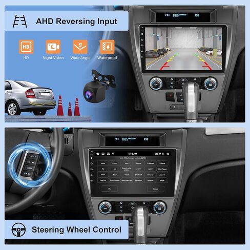 راديو سيارة ستيريو 2G 64G Android لسيارة Honda Odyssey 2005-2010، Carplay Android Auto، شاشة لمس 10 بوصة مع نظام ملاحة GPS WiFi Bluetooth Mirror Link FM RDS كاميرا احتياطية SWC in Saudi Arabia