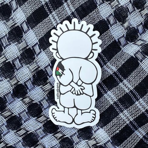 5pc Handalah Palestine Boy Waterproof Vinyl Sticker Hanzala Palestine Flag Laptop Decal Free Palestine Cartoon Water Bottle Sticker Aesthetic Birthday Gift National Palestinian Flag Car Sticker Set in Saudi Arabia