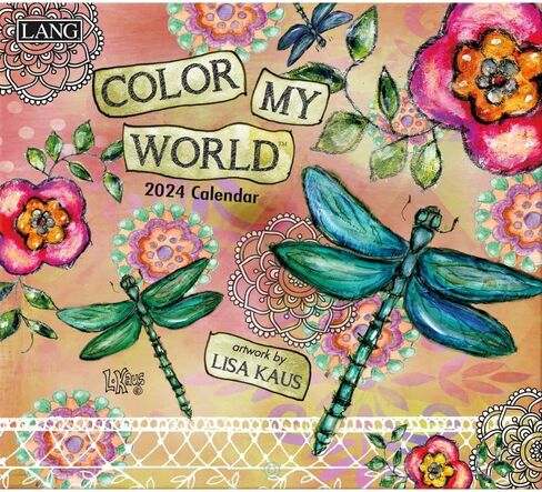 LANG COLOR MY WORLD 2023 تقويم الحائط in Saudi Arabia