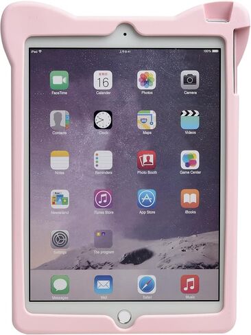حافظة كرتونية لجهاز iPad Air 6th 11" M2 Case 2024/ Air 5th/4th 10.9" 2022/2020، MONEHOYSY مسند سيليكون ناعم لطيف [مقاوم للسقوط، مقاوم للصدمات] غطاء خلفي للأطفال البنات (Kurom-2) in Saudi Arabia