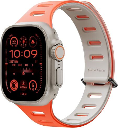 Native Union Active Band | Magnetic Apple Watch Band – Double Sided Reversible Silicone Strap – Adjustable Length – Breathable & Sweat Proof for Sport in Saudi Arabia