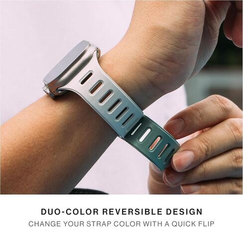 Native Union Active Band | Magnetic Apple Watch Band – Double Sided Reversible Silicone Strap – Adjustable Length – Breathable & Sweat Proof for Sport in Saudi Arabia